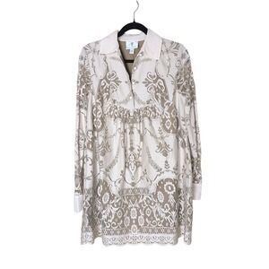Anna‎ Sui for Target 20th Anniversary Collection Lace Print Tunic Top Size XS